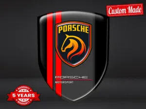 Porsche Autocollants Auto Résistants Qualité Professionnelle